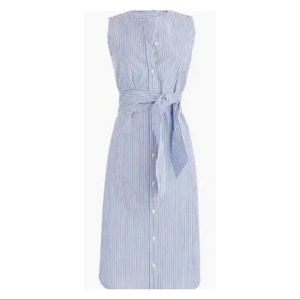 J CREW // SLEEVELESS BUTTON DOWN DRESS